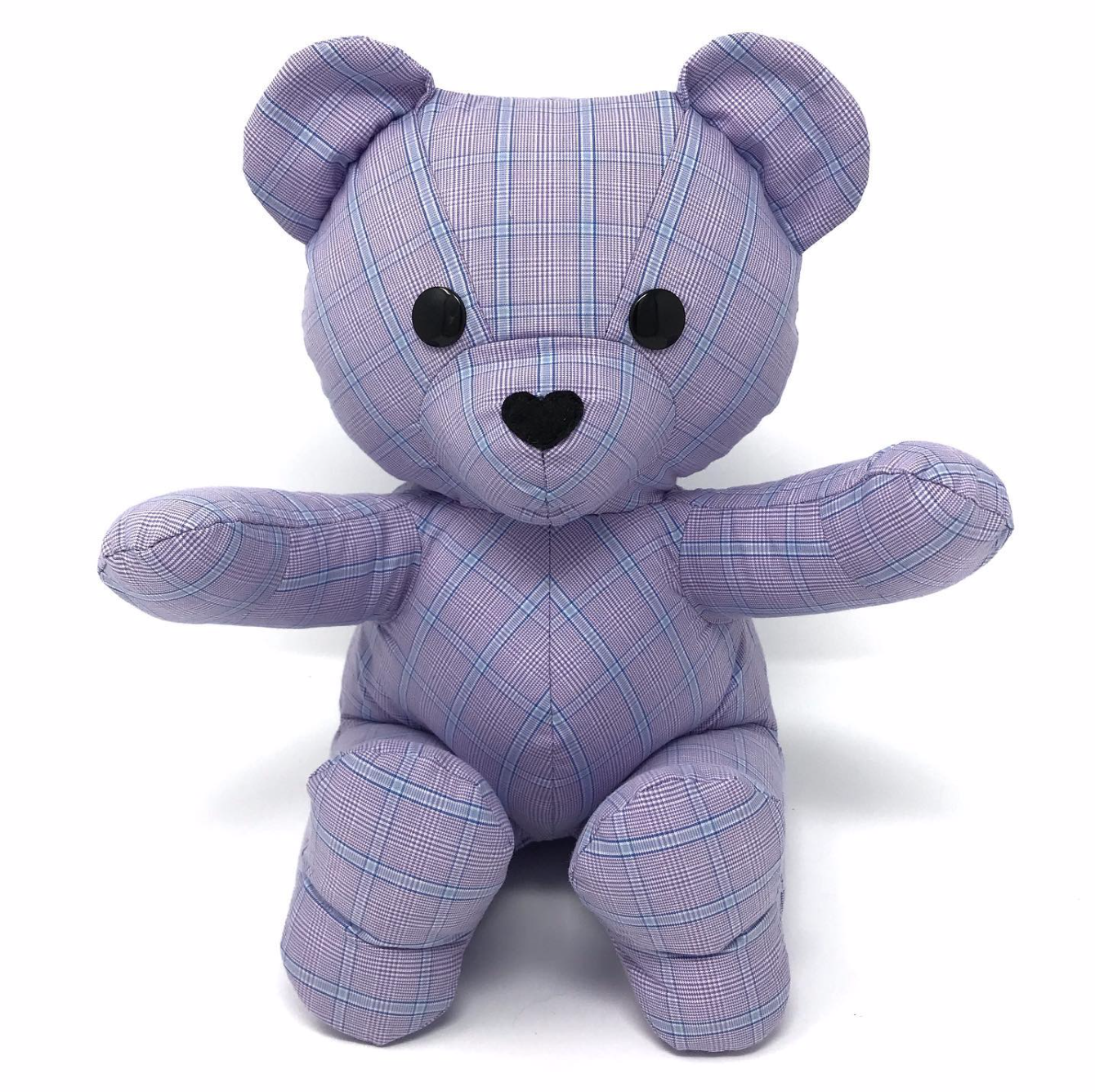 Memorial Teddy Bear Made from a Shirt – Nestling Keepsakes