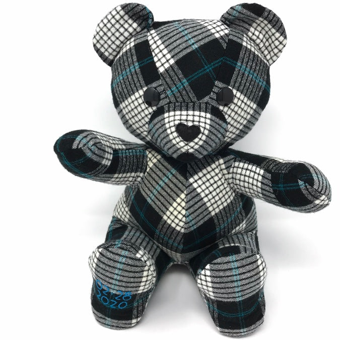 Plaid Shirt Memorial Bears – Nestling Keepsakes